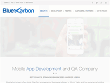 Tablet Screenshot of bluekarbon.com